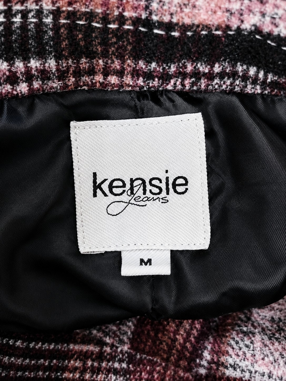 Kensie Jeans Women's Plaid Jacket Size Medium - Picture 3 of 5